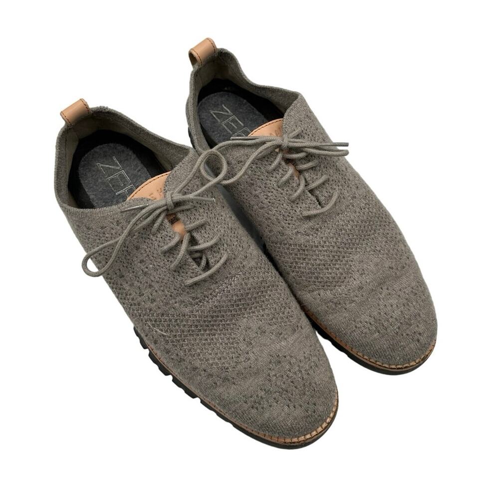 Cole Haan Zerogrand Stitchlite Casual Oxford Sneakers Grey Size Mens 10